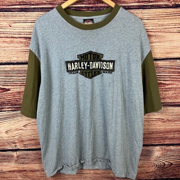 Vintage Harley Davidson Motorcycles Hays, Kansas T-shirt - Picture 2 of 6
